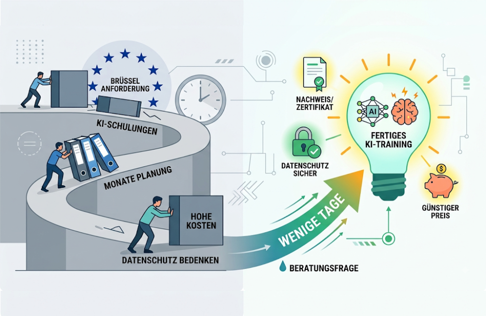 EU AI Act? Erledigt. Aufwand? Minimal.